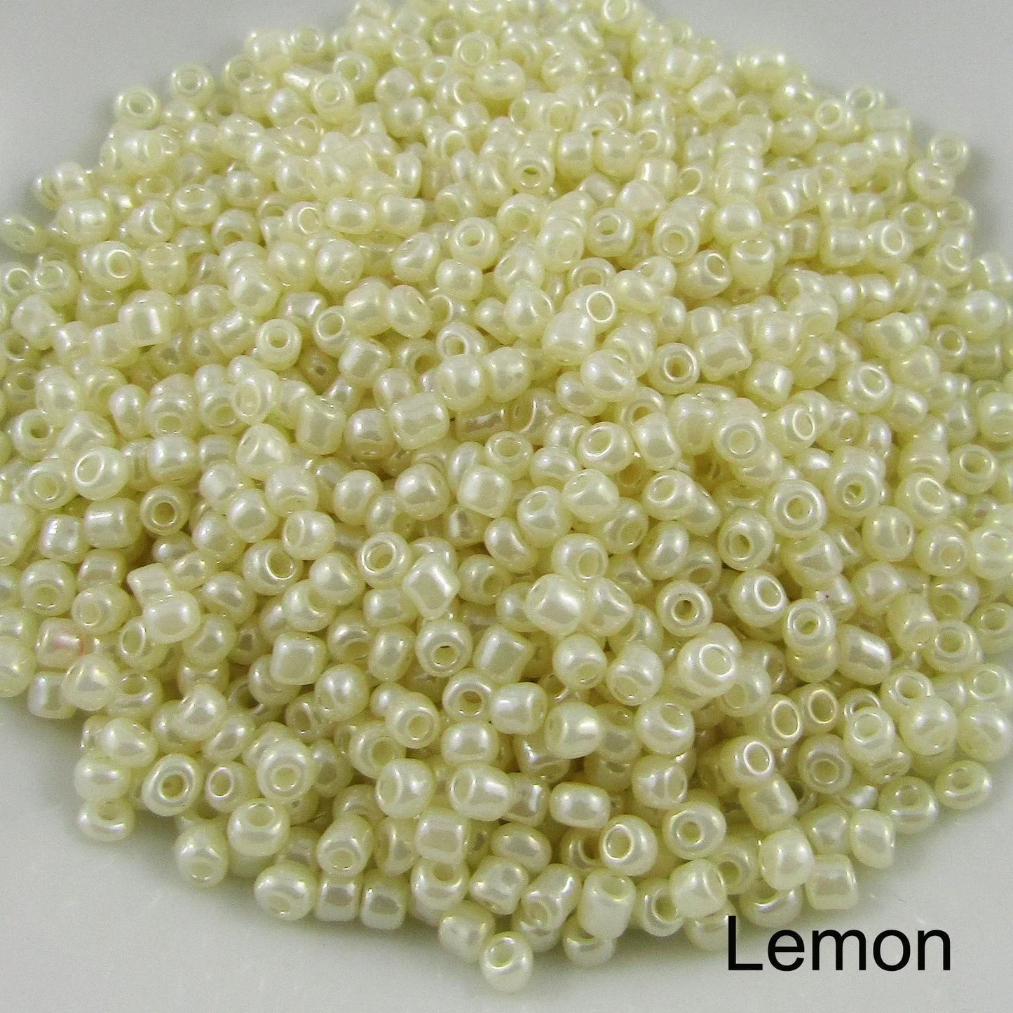 50g 1000+ pcs Ceylon Glass Seed Beads 3mm Select colour