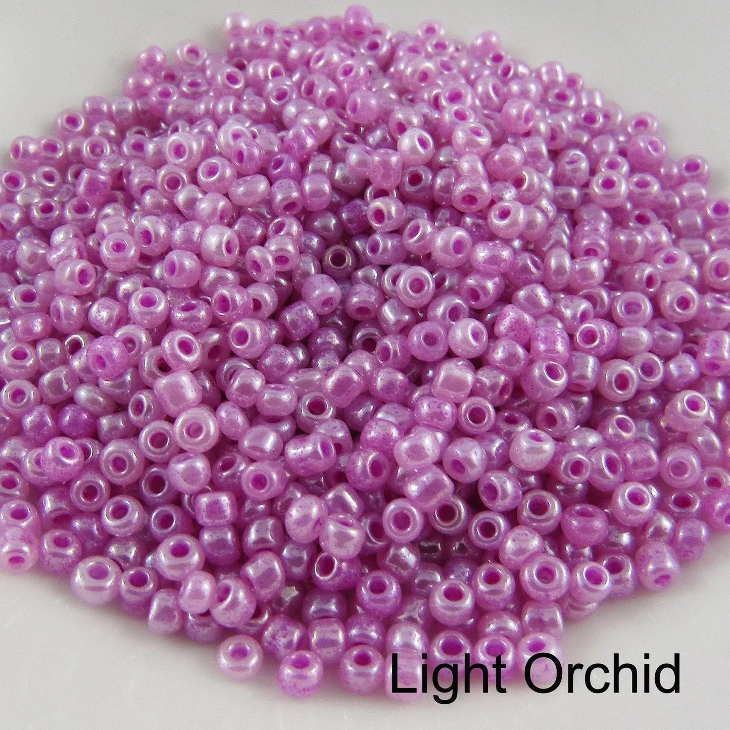 50g 1000+ pcs Ceylon Glass Seed Beads 3mm Select colour