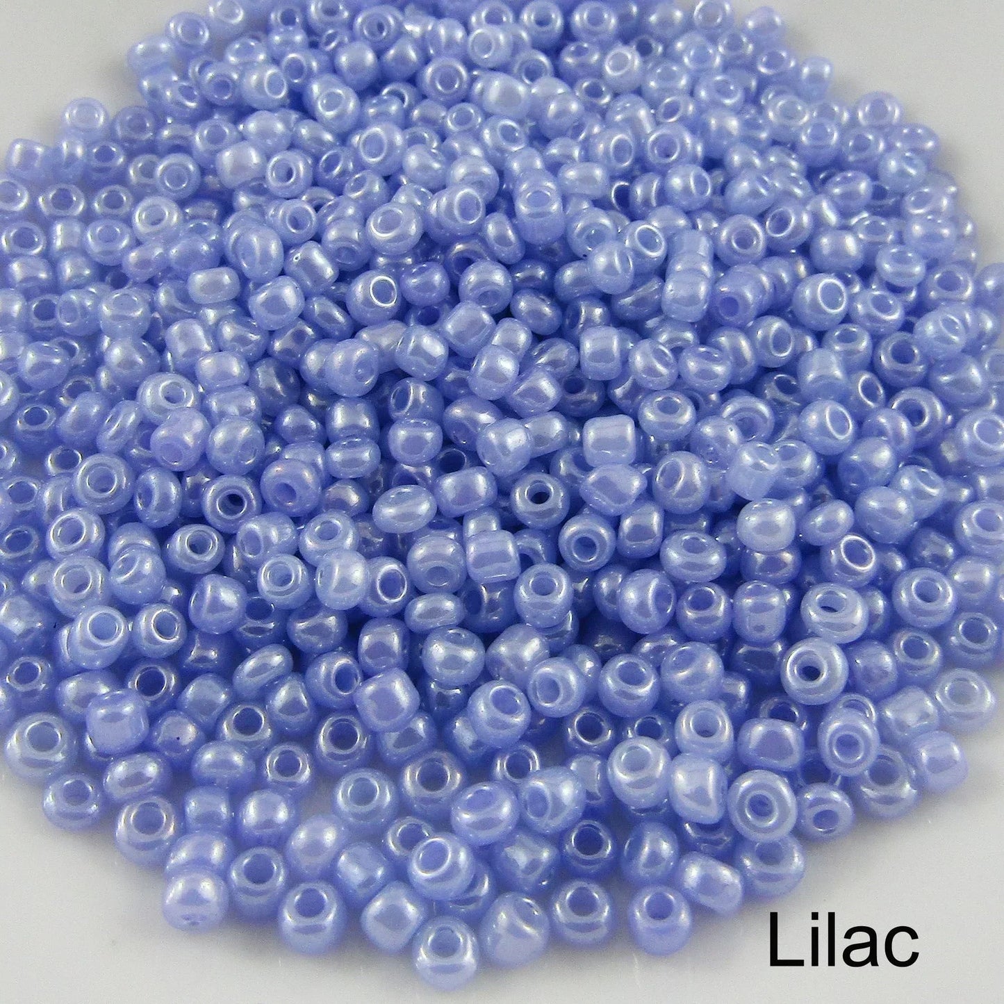 50g 1000+ pcs Ceylon Glass Seed Beads 3mm Select colour