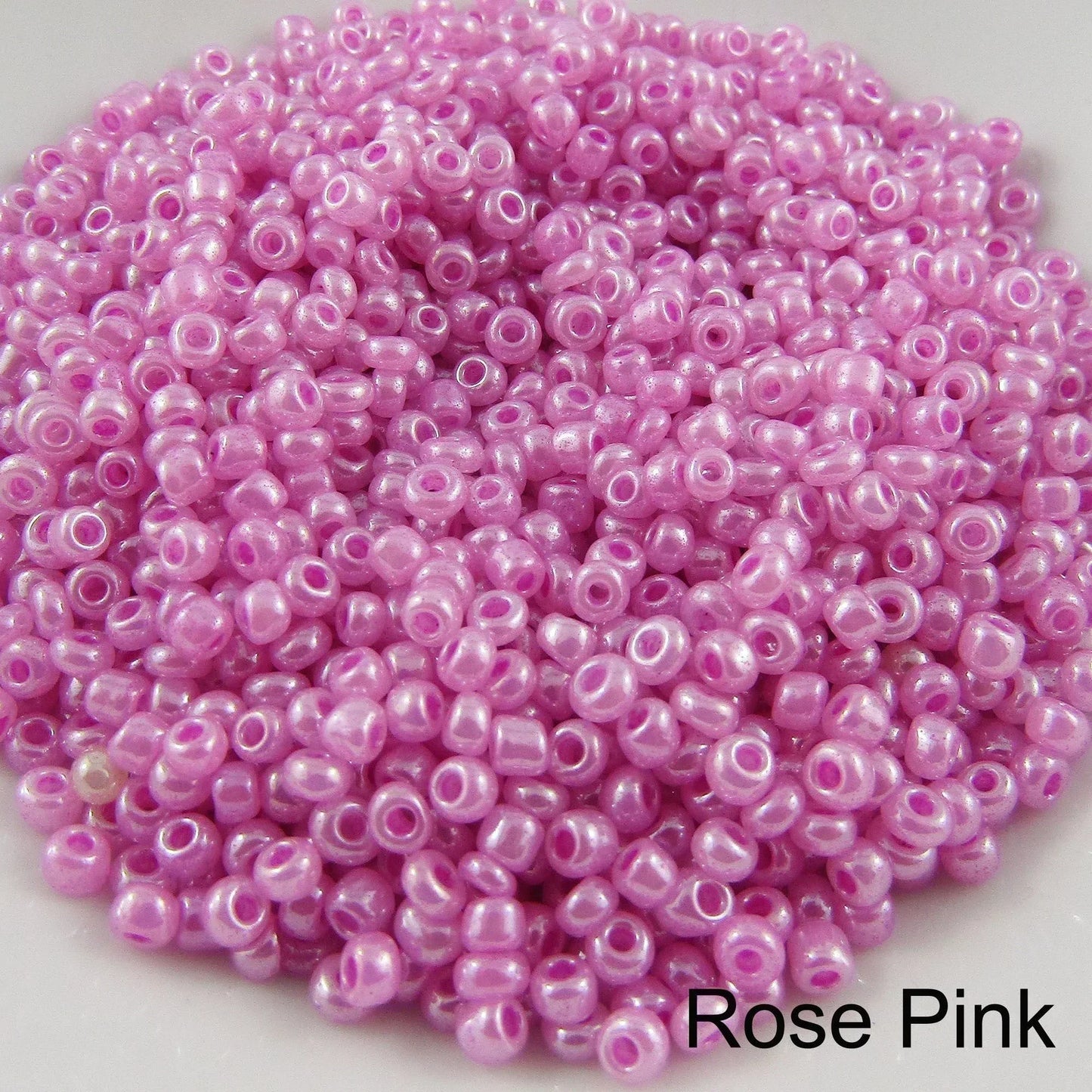 50g 1000+ pcs Ceylon Glass Seed Beads 3mm Select colour