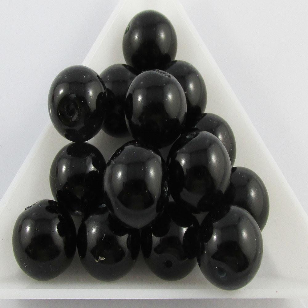 50g 22+ pcs Round Glass Pearl Beads 11mm Select from 12 colours