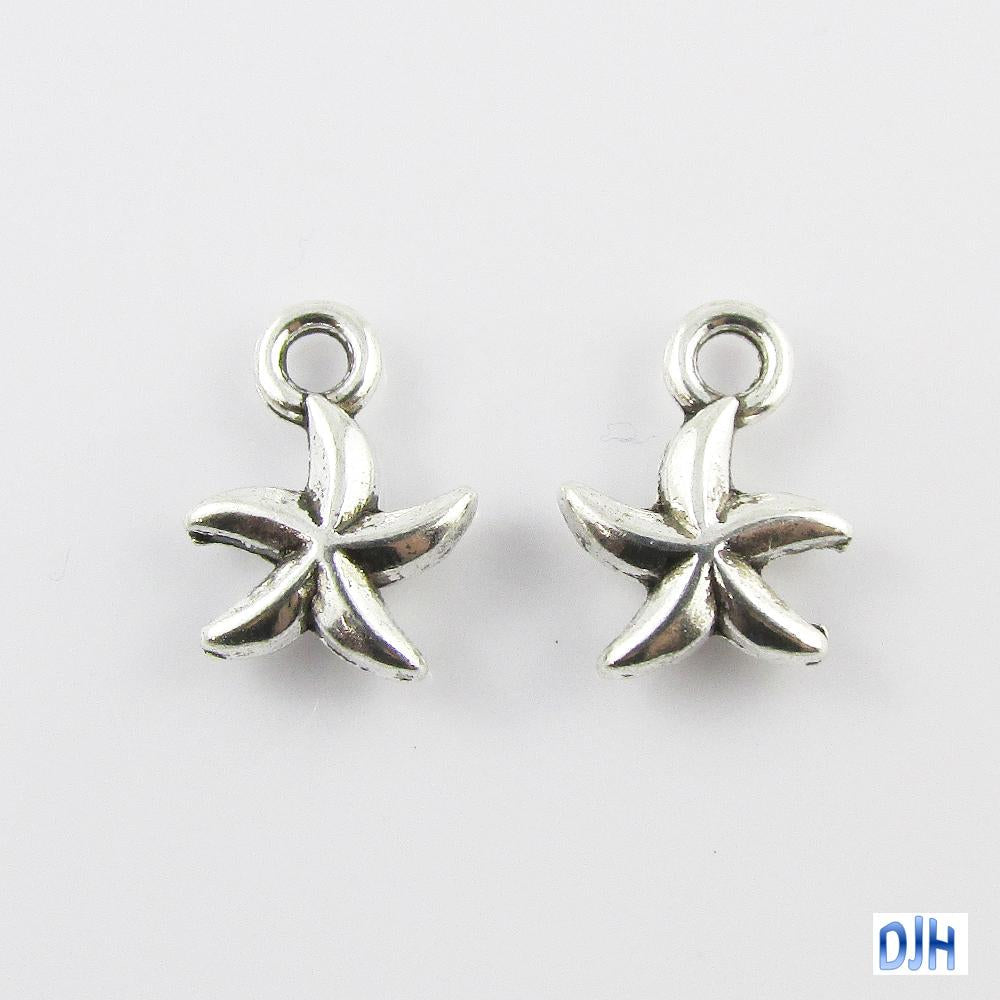 Bulk Tiny Starfish Charm Sea Ocean Marine Select Qty