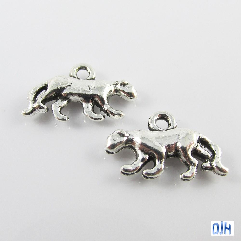 Panther Charm Jaguar Feline Cat 11x18mm Select Qty