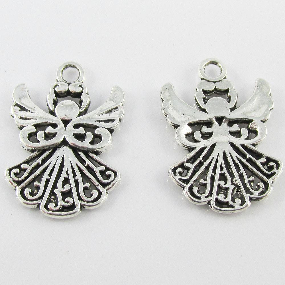 Bulk Angel Charm Pendant Religious Angel 20x14mm Select Qty