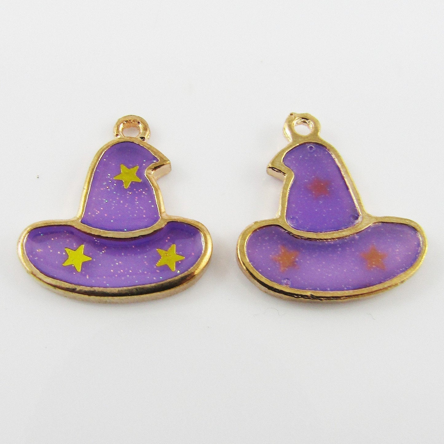 Bulk 10pce Enamel Single Rose Charm Pendant 22x12mm