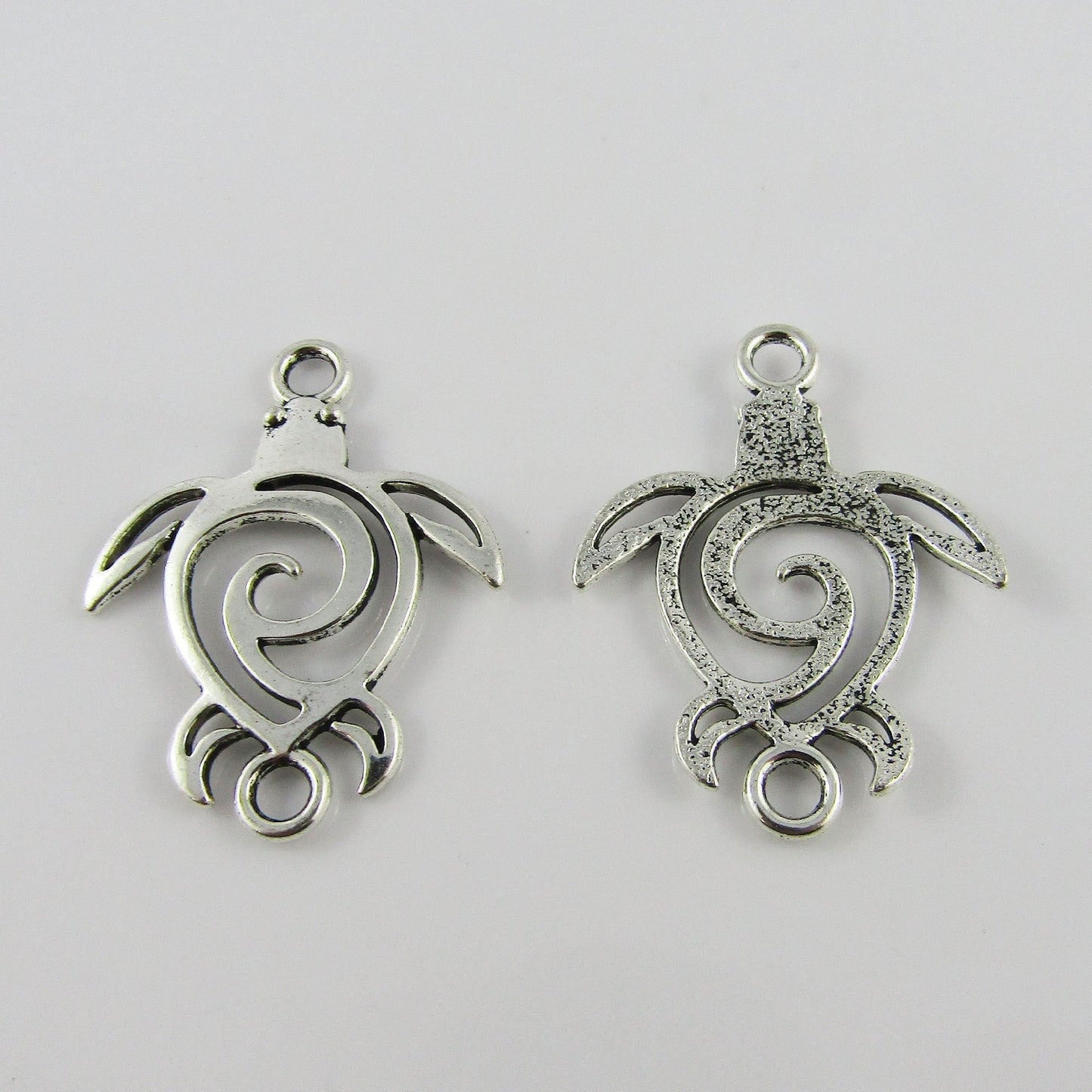 Bulk Tortoise Charm Pendant Animal Alloy 28x37mm Select Qty