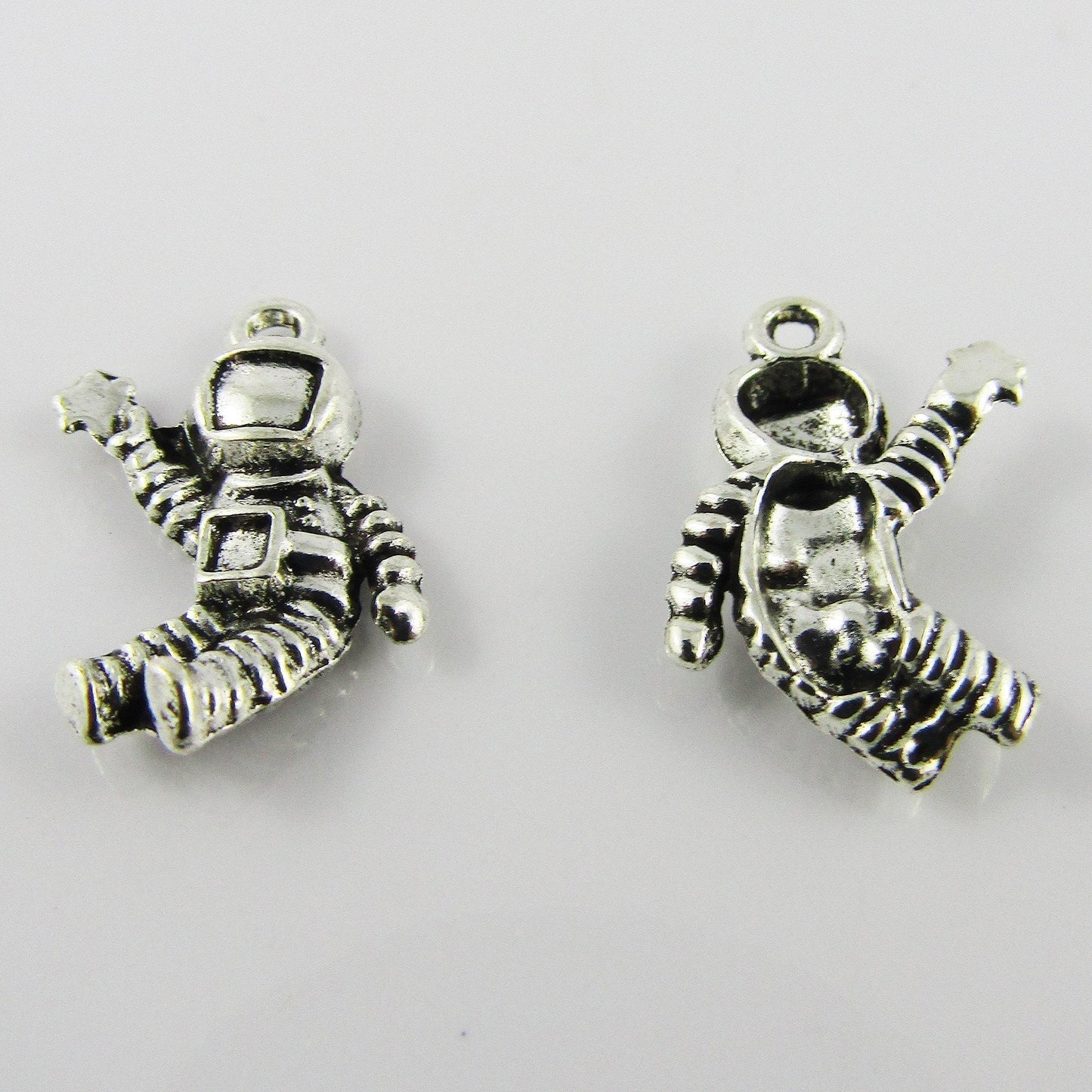 Bulk Astronaut Spaceman Charm Pendant Space Travel 21x14mm Select Qty
