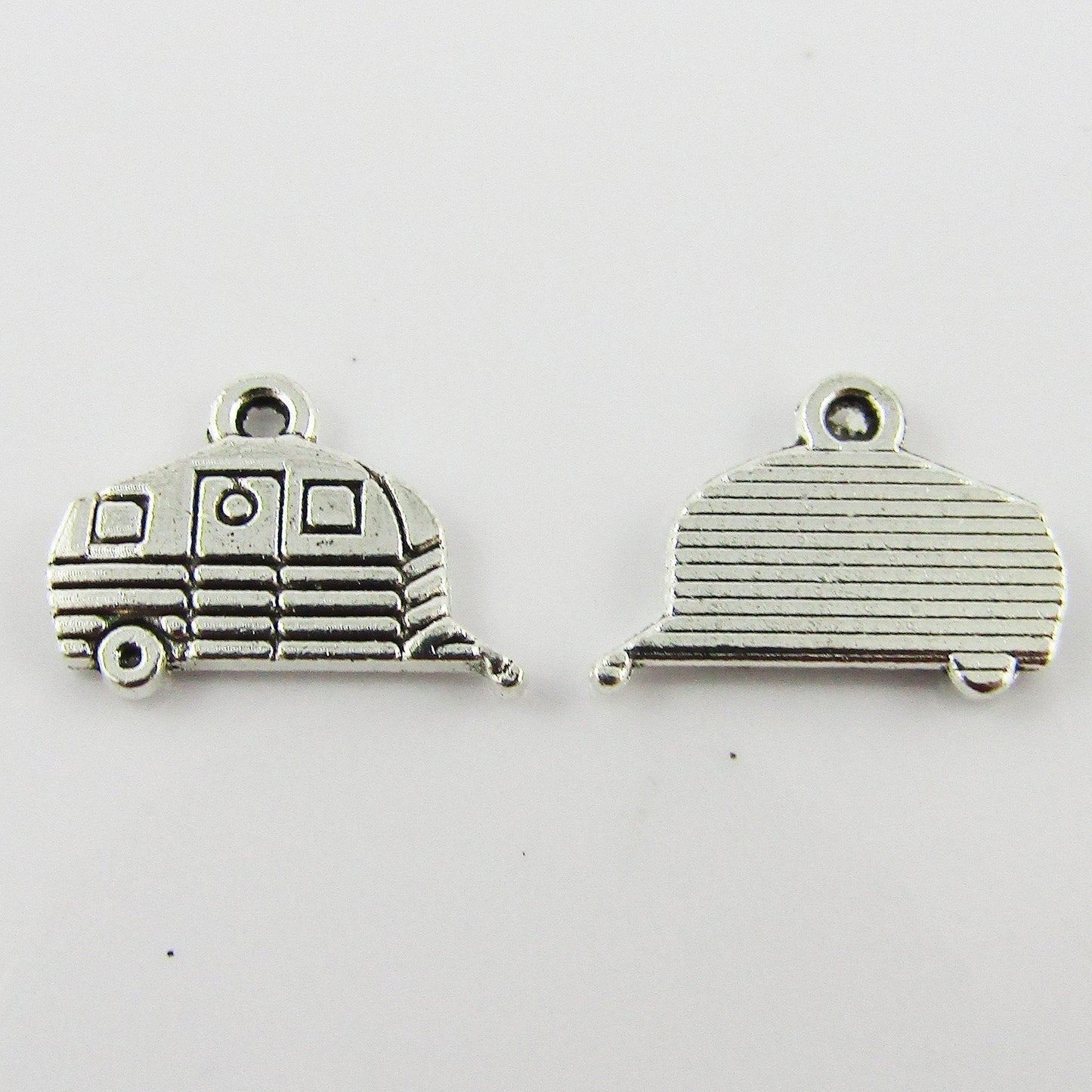 Bulk Mini Caravan Charm Pendant Camping Holiday 9x13mm Select Qty