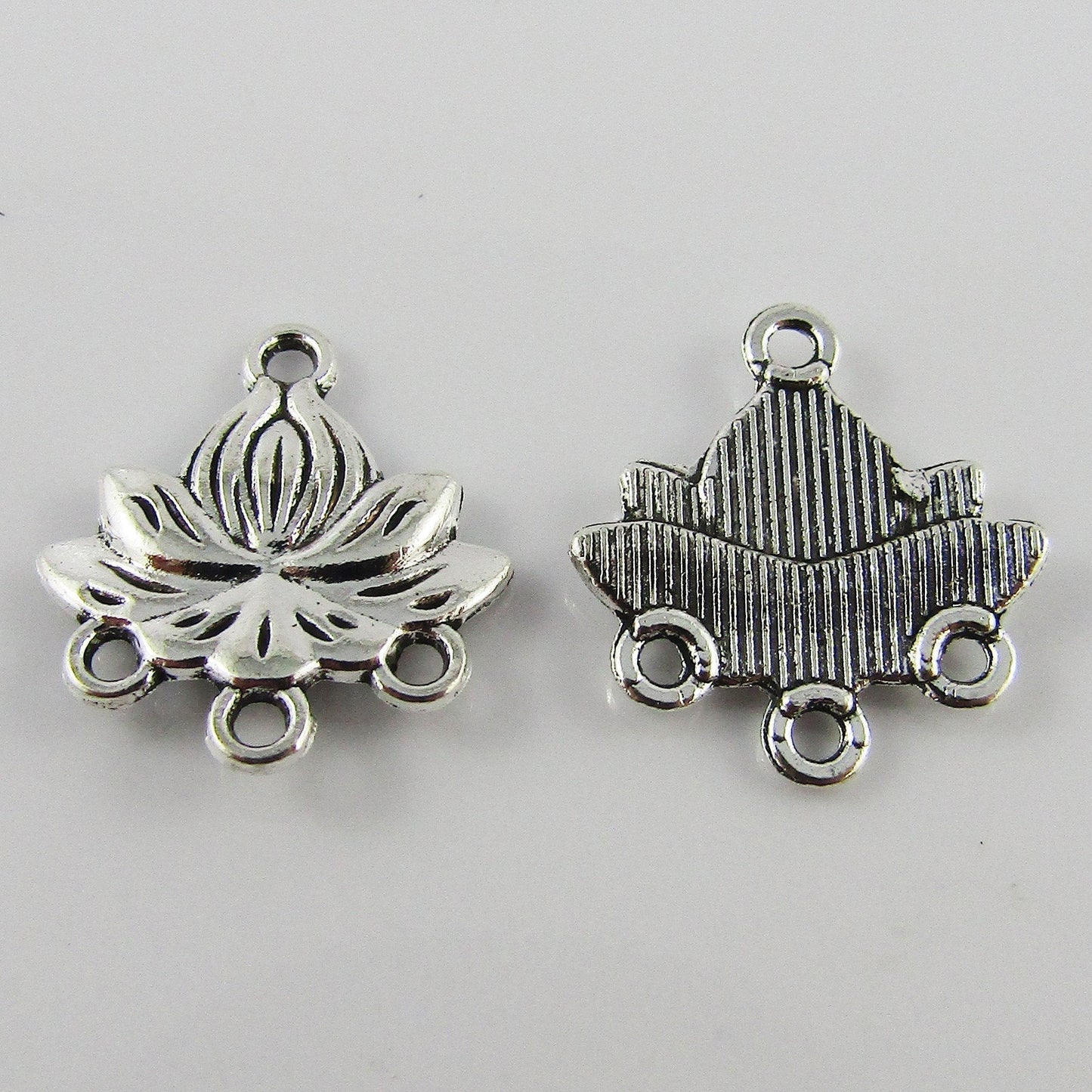Bulk Lotus Flower Connector Charm Pendant Chandelier 16x15mm Select Qty