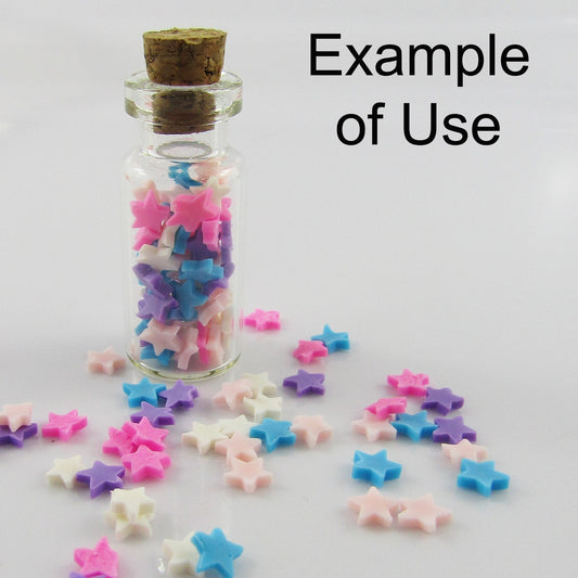 20g Polymer Clay Pastel Star Confetti Sprinkles Shaker Cards Wish Bottle etc