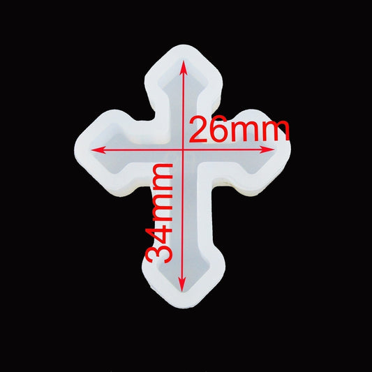 Cross Silicone Casting Mould for Epoxy Resin