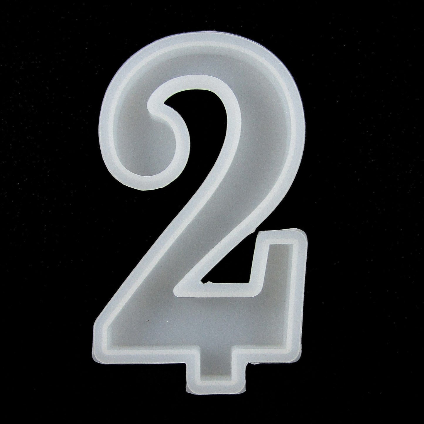 DIY Candle Birthday Number 2 Silicone Casting Mould for Epoxy Resin