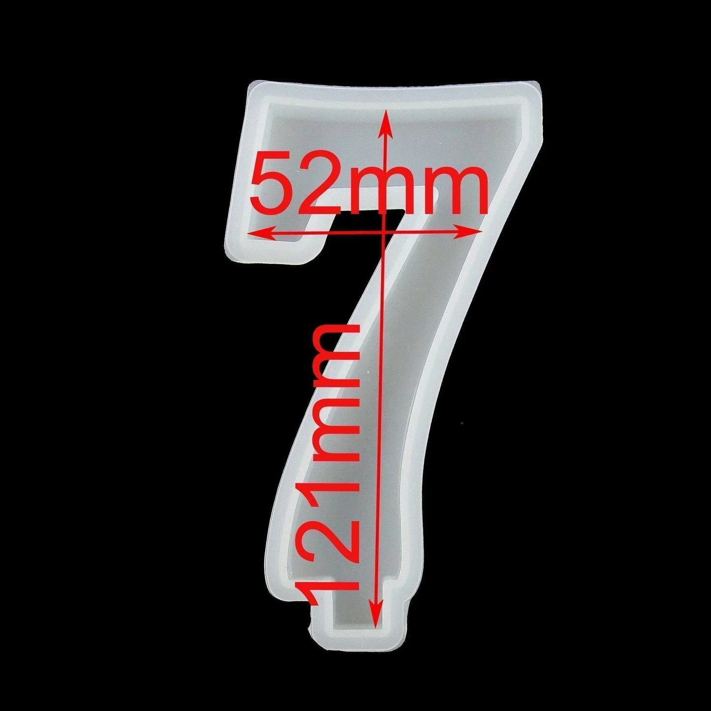DIY Candle Birthday Number 1 to 10 Set Silicone Casting Mould for Epoxy Resin