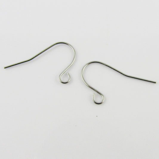 Bulk 50pcs (25pair) Earring Hook Finding 22x13mm 304 Stainless Steel
