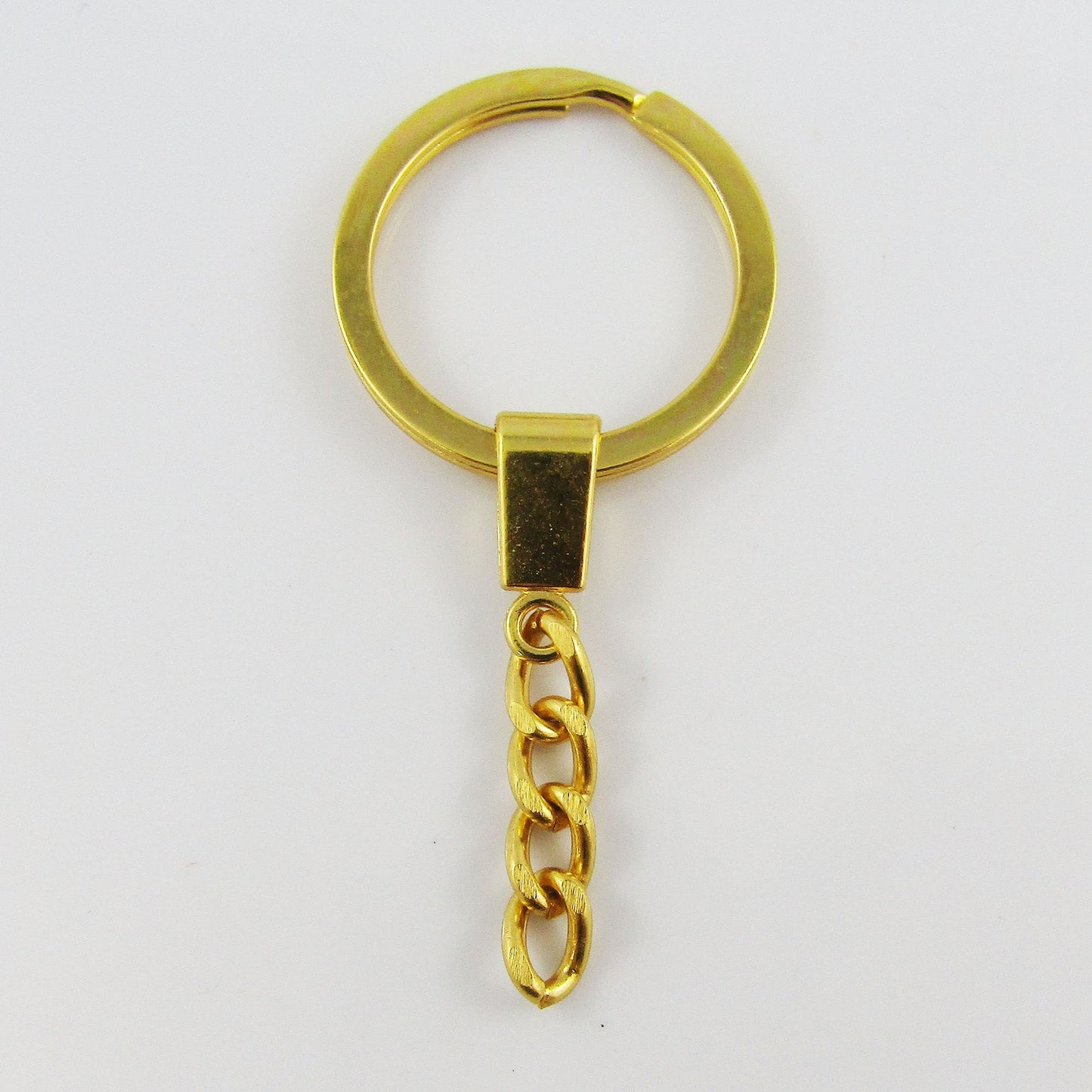 Bulk Key Ring Keychain Findings Split Ring Keyring Gold 64mm x 30mm Select Qty