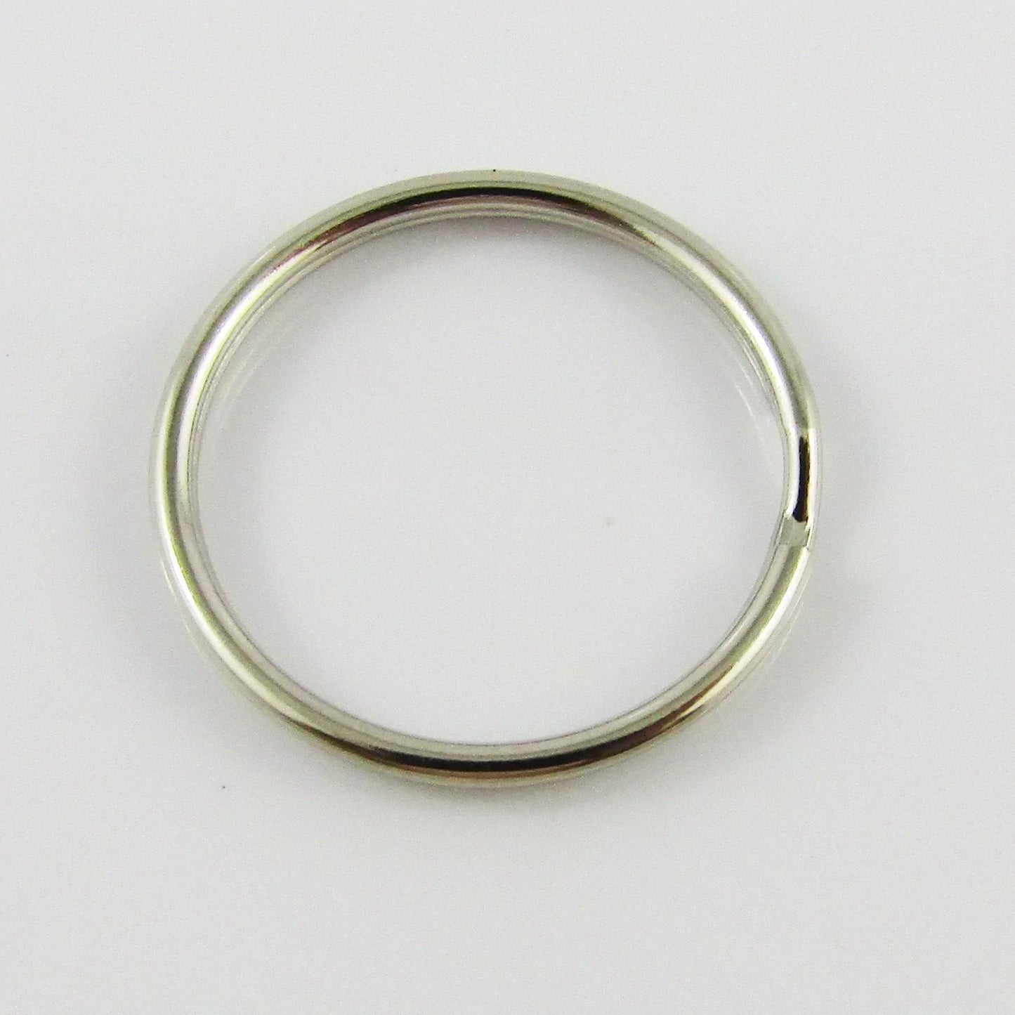 Bulk Keyring Split Ring Finding 25mm Keyring Silver Select Qty