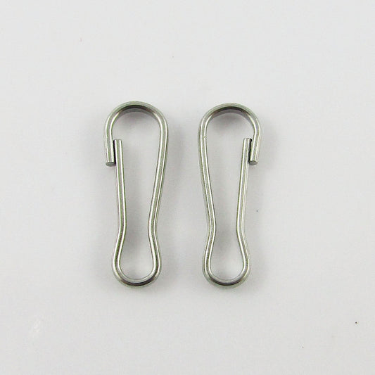 Bulk x20 Split Key Clasp Key Ring Keychain Finding 201 SSteel Select Size