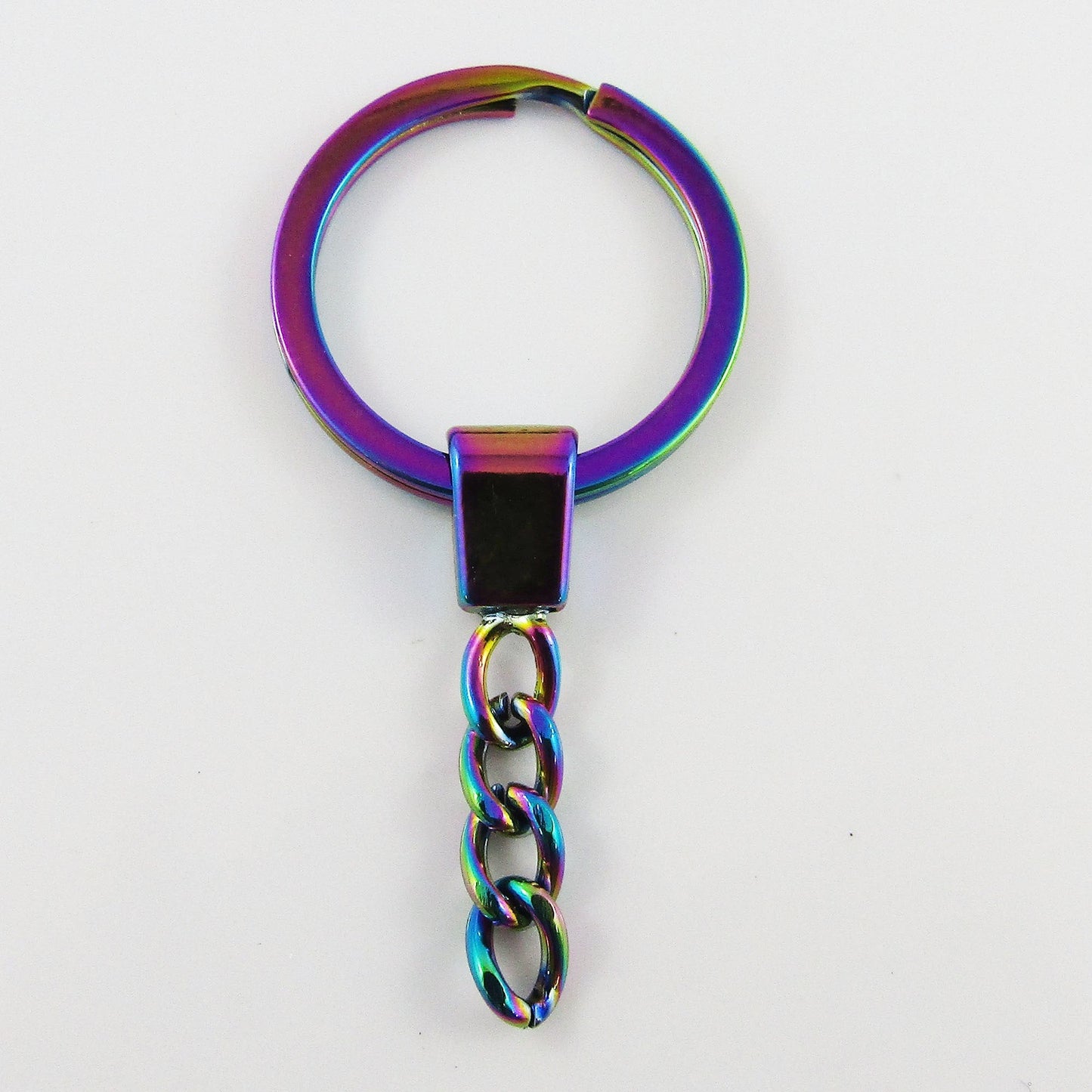 Bulk Key Ring Keychain Findings Split Ring Multicolour 60mm x 30mm Select Qty