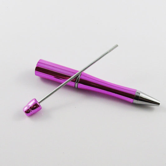 5pcs Blank DIY Metallic Beadable Pens 144mm Personalised Gift Idea Select Colour