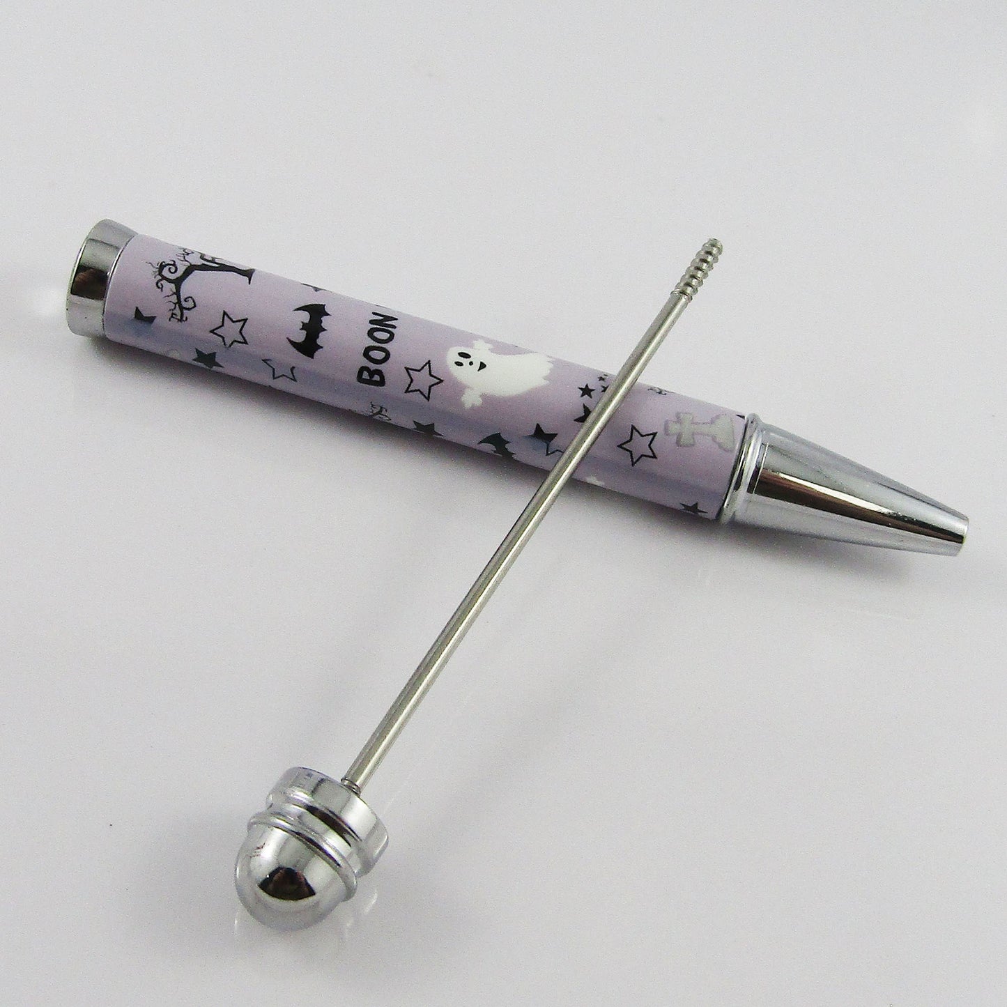 Blank DIY Halloween Print Beadable Pen 144mm Select Design