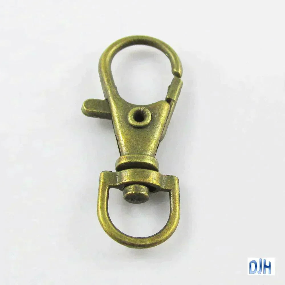 5pk Swivel Lobster Clasp 37x15x4mm Hole 8.5x6mm Select Colour