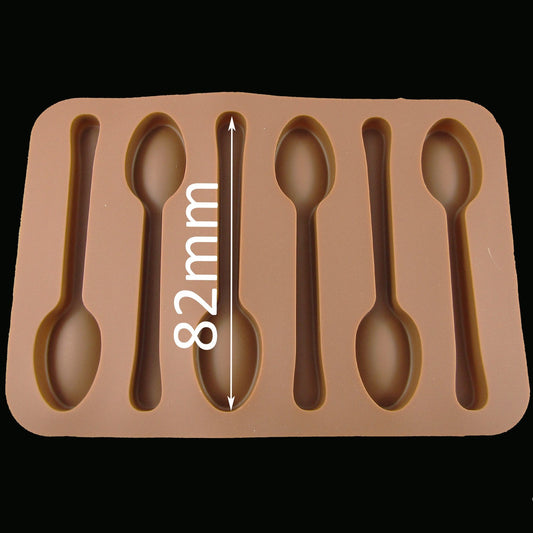 Spoon Silicone Mould FOOD GRADE Chocolate Soap UV or Epoxy Resin