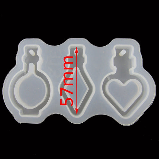 Magic Potion Perfume Bottles Pendants Silicone Mould for Epoxy Resin