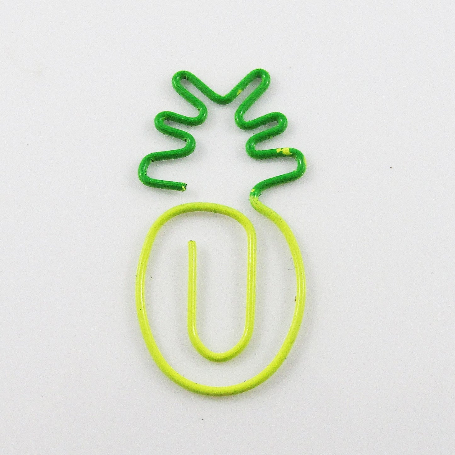 6pcs Pineapple Fruit Novelty Paper Clip Photo Clip 30x18mm Journal Scrapbook