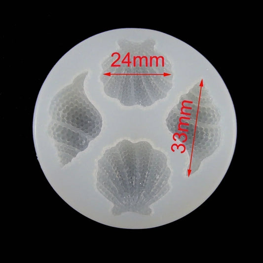 Sea Shell Cabochon Silicone Casting Mould for Epoxy Resin