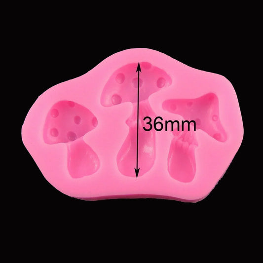 Mushroom FOOD GRADE Silicone Casting Mould Fondant Chocolate Soap Resin