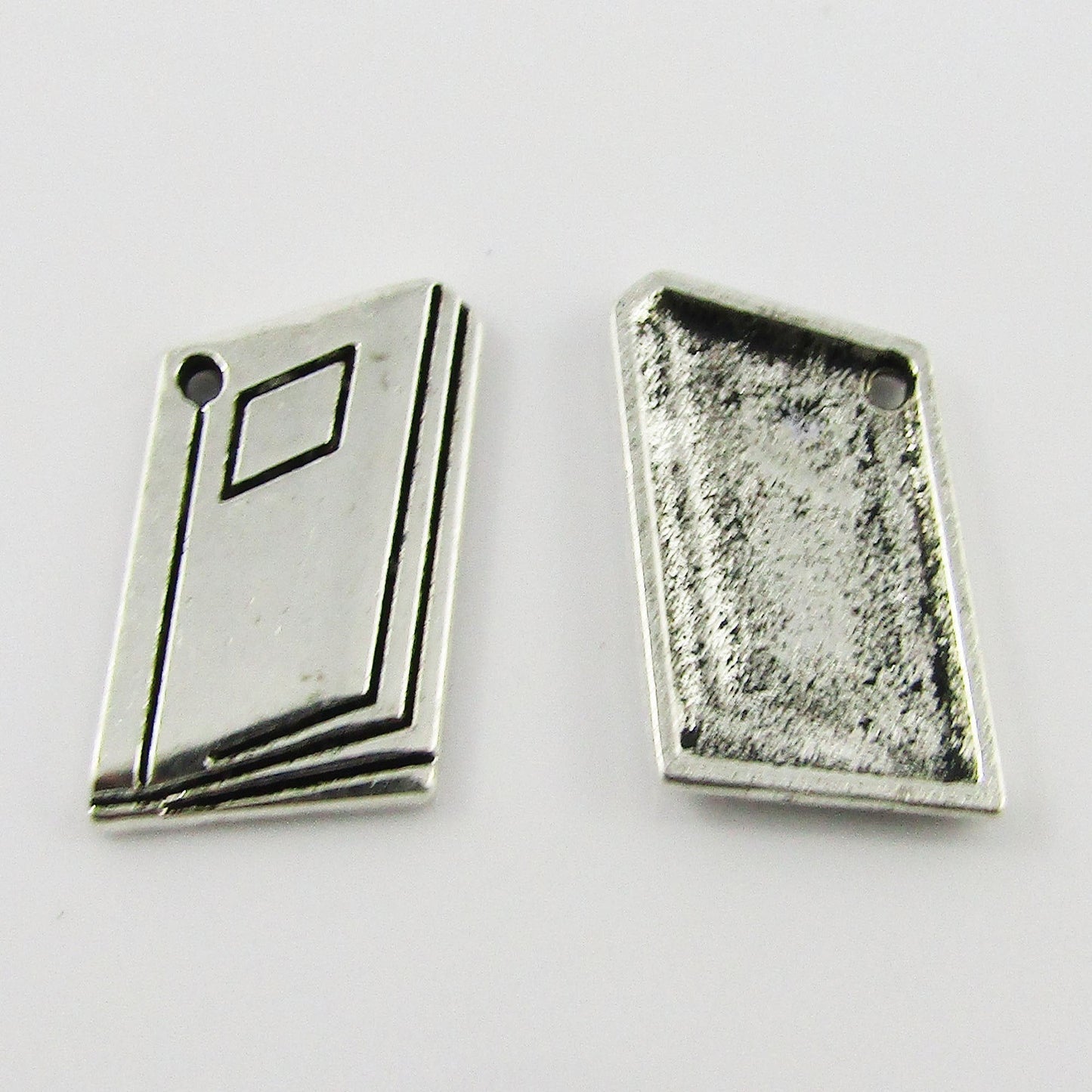 BULK School Notebook Charm Pendant Education Book 20x13mm Select Qty