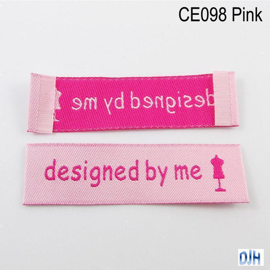 20pcs DIY Woven Hand Made Sewing Label Handmade Designed By Me