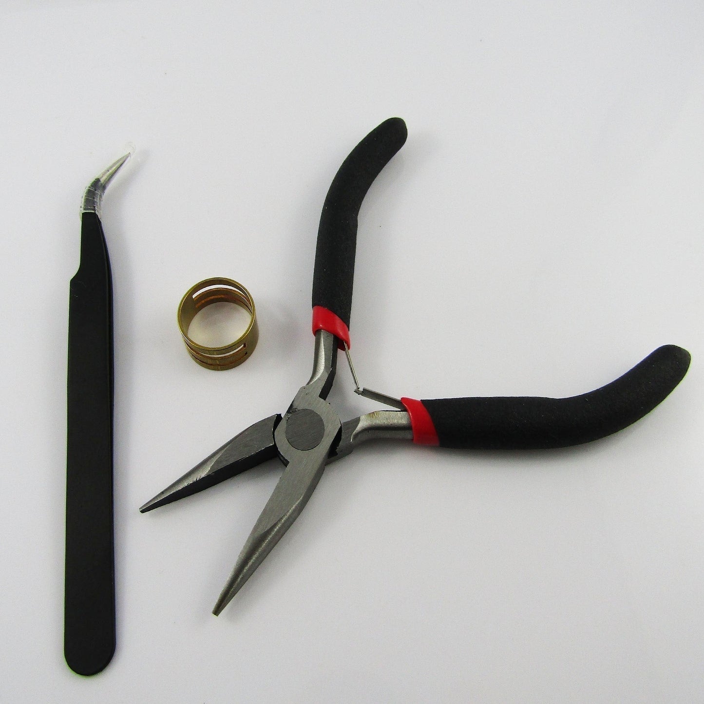 Jewelry Tool Sets 3pc Including Needle Nose Plier, Tweezer and jump ring opener