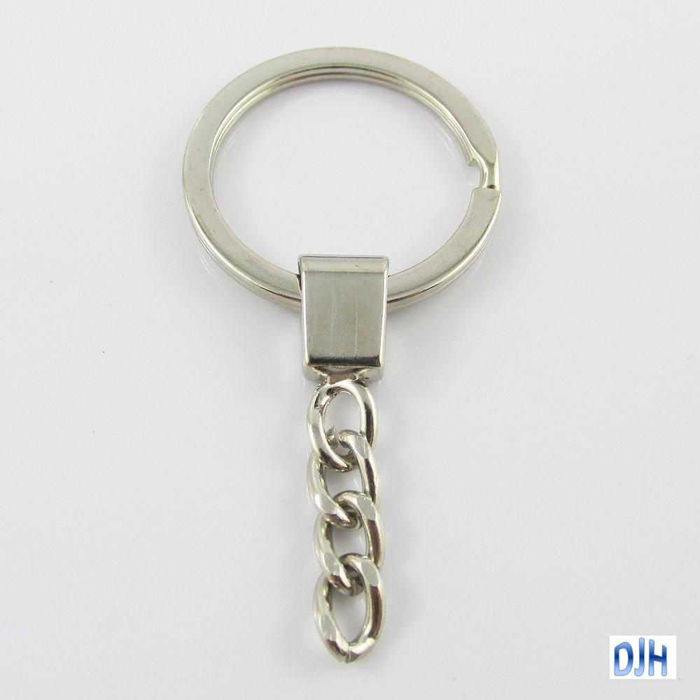 Bulk Key Ring Keychain Findings Split Ring Keyring Craft 60mm x 30mm Select Qty