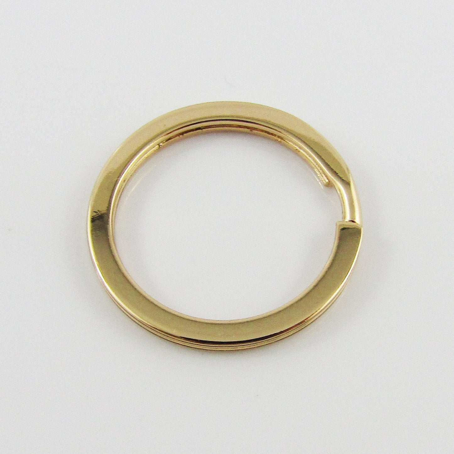 Bulk Keyring Split Ring Finding 25mm Keyring Light Gold Select Qty