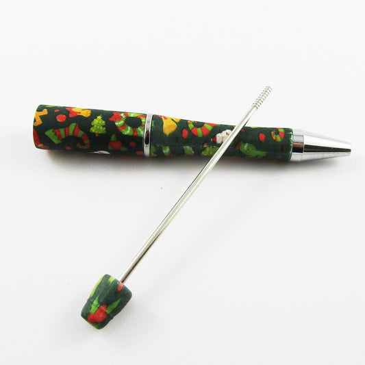 Blank DIY Christmas Beadable Pen 144mm Personalised Gift Idea Select Qty