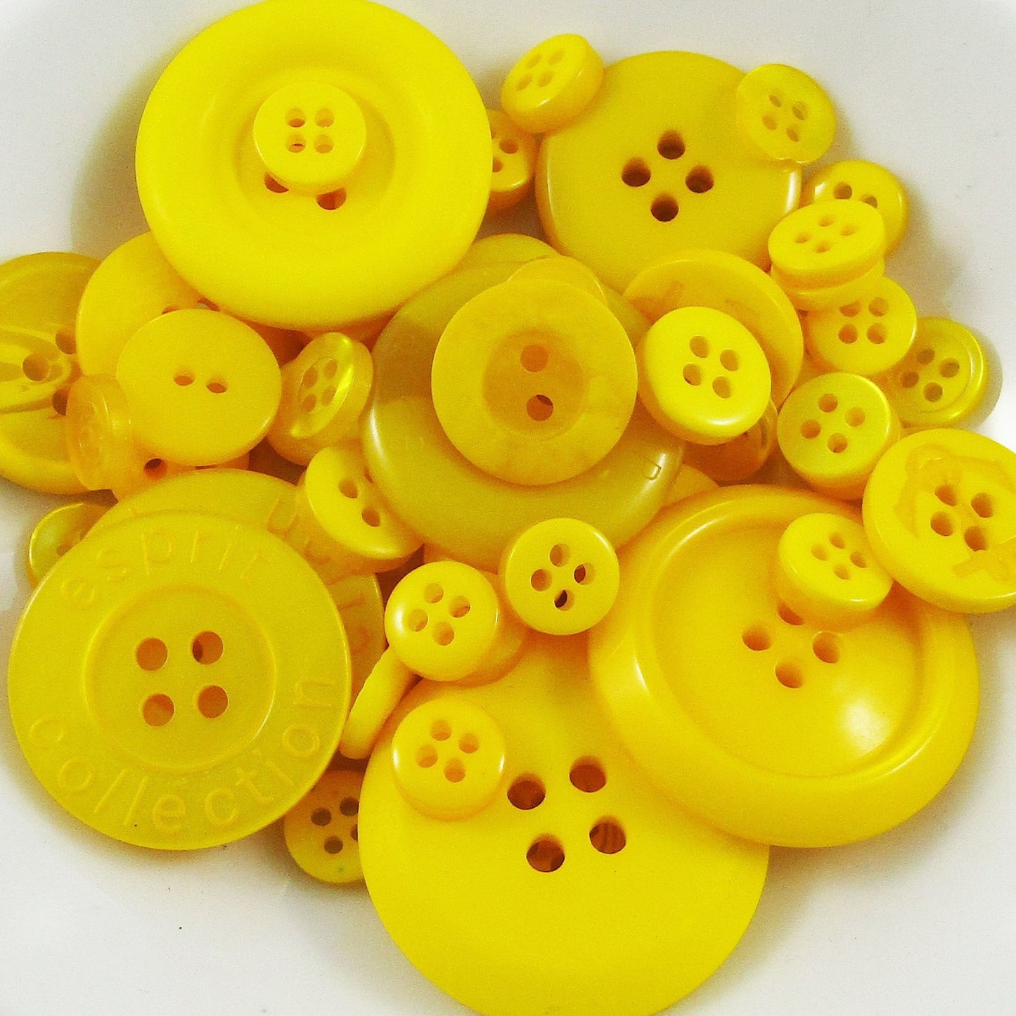 50gram Assorted Gold Sewing Buttons RESIN Crafts Jewellery Junk Journal