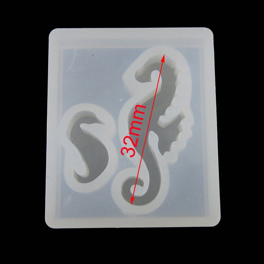 MINI Seahorse Cabochon Silicone Casting Mould for Epoxy Resin