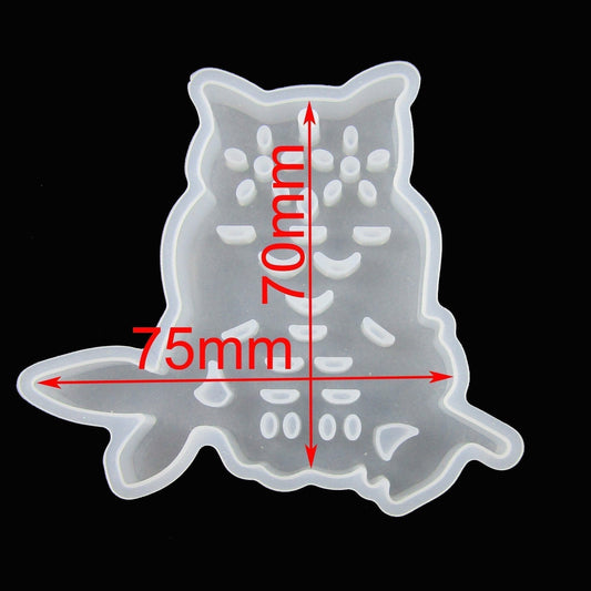 Halloween Owl Pendant Silicone Casting Mould for Epoxy Resin