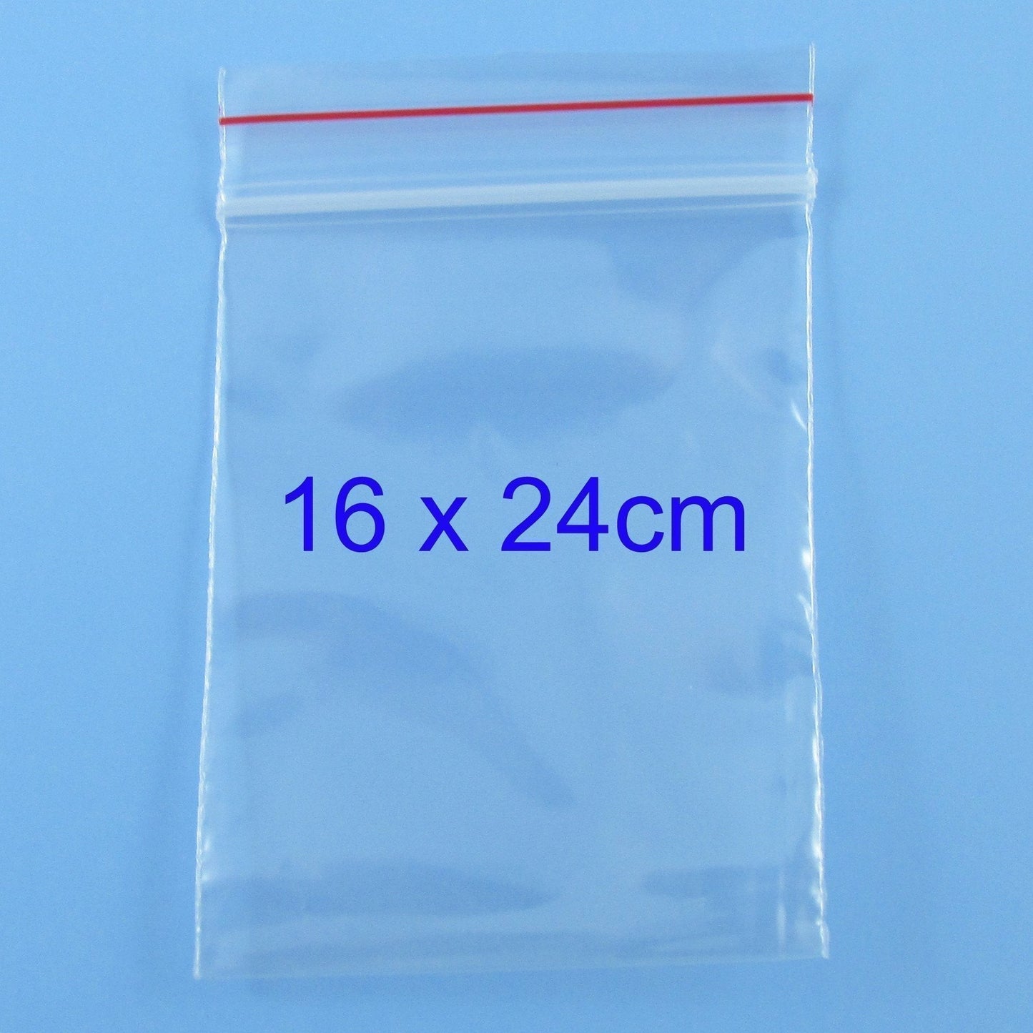 200 x Bulk Resealable Zip Lock Plastic Bags 160mm x 240mm Ziplock Reseal Clip