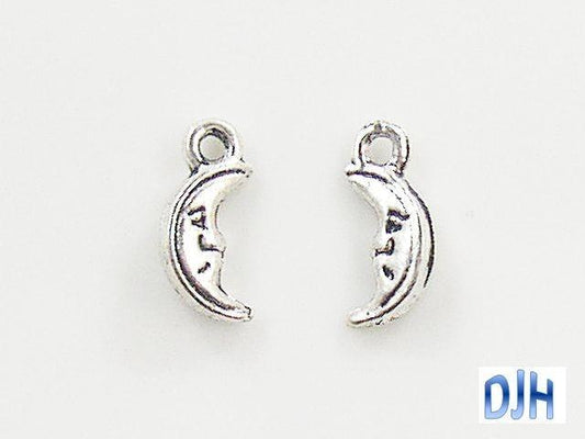 Bulk Moon Face Charm Pendant Crescent Select Qty