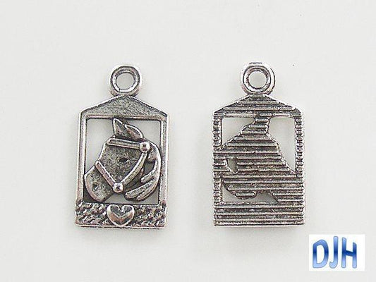 Bulk Stable Horse Charm Pendant Select Qty