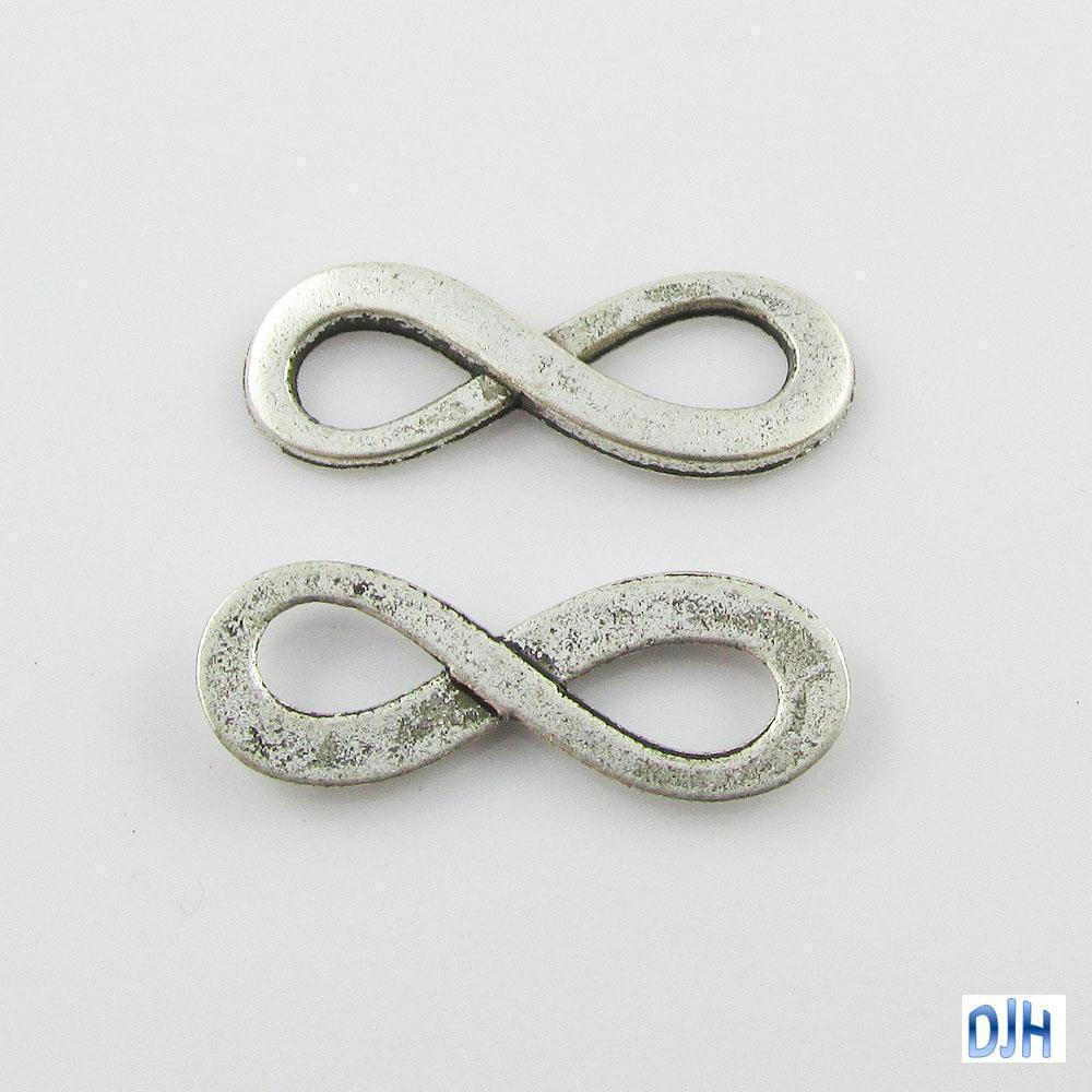 Bulk Infinity Connector Symbol Charm Pendant Wedding Favour Pick Colour and Qty