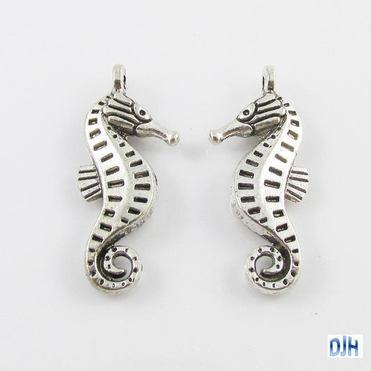 Bulk Seahorse Charm Pendant 22mm x 9mm Select Qty