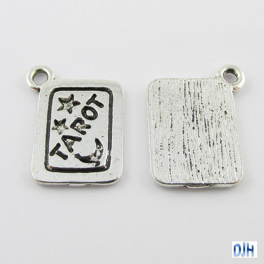Bulk Tarot Card Charm Pendant Wicca Fortune Telling 8x14mm Select Qty
