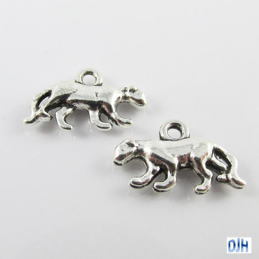 Panther Charm Jaguar Feline Cat 11x18mm Select Qty