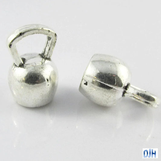Bulk 3D Kettlebell Charm Pendant Sport Fitness 18x12mm Select Qty