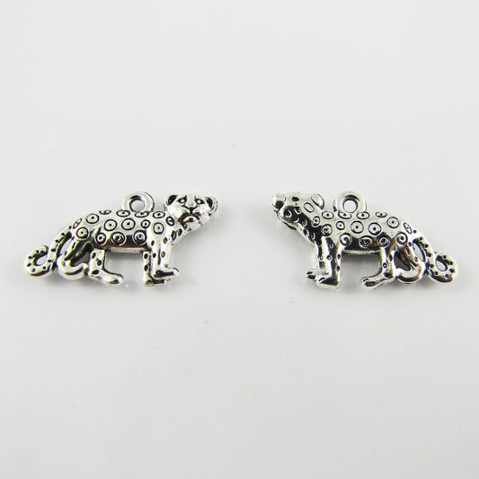 BULK Cheetah Charm Pendant Animal 12x23mm Select Qty
