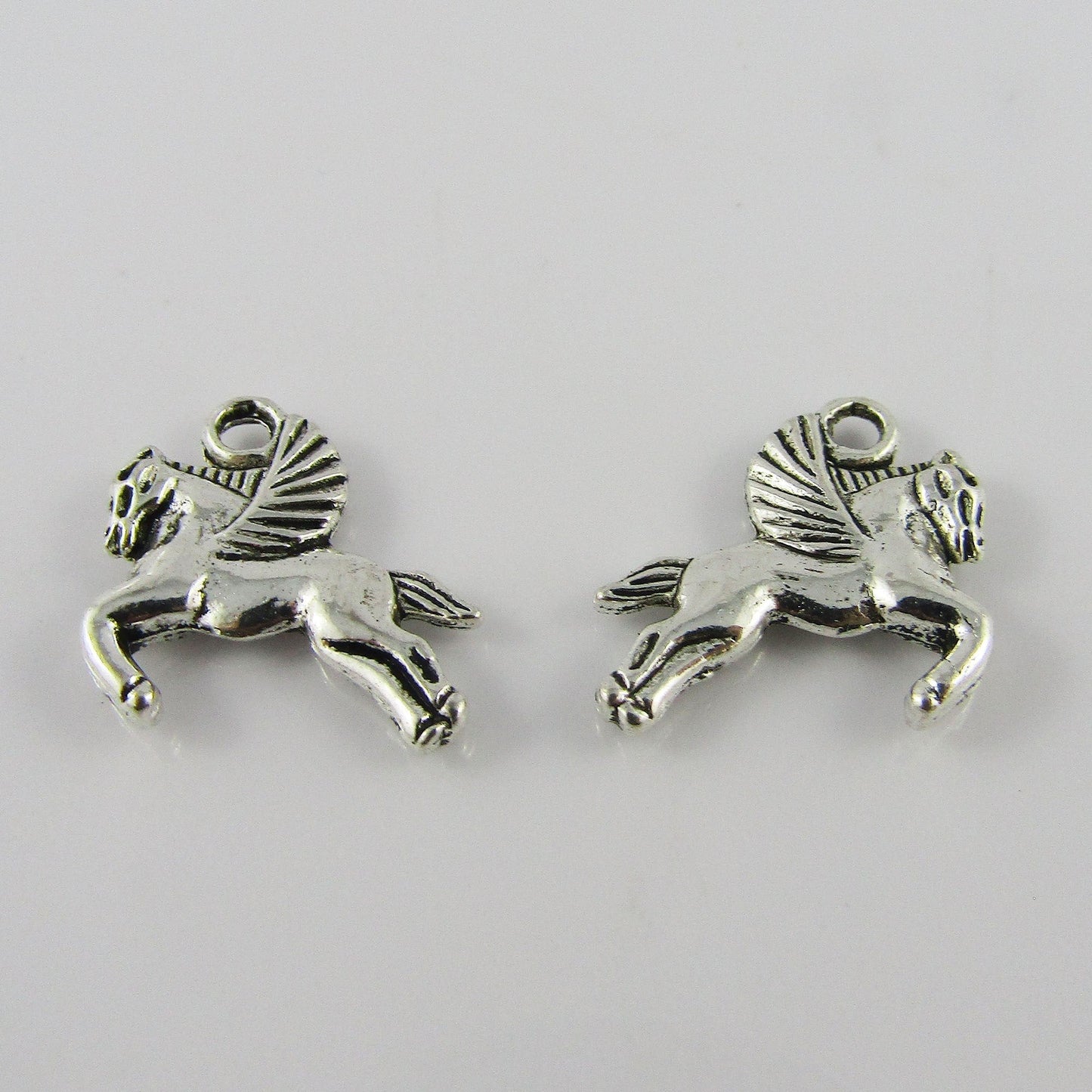 Bulk Pegasus Charm Pendant Mythical Fantasy Creature Alloy 18x16mm Select Qty