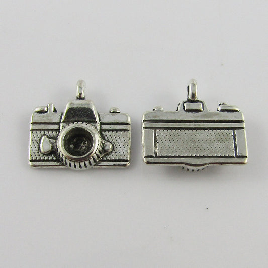 Bulk Camera Charm Pendant Photography Photographer 13x14mm Select Qty
